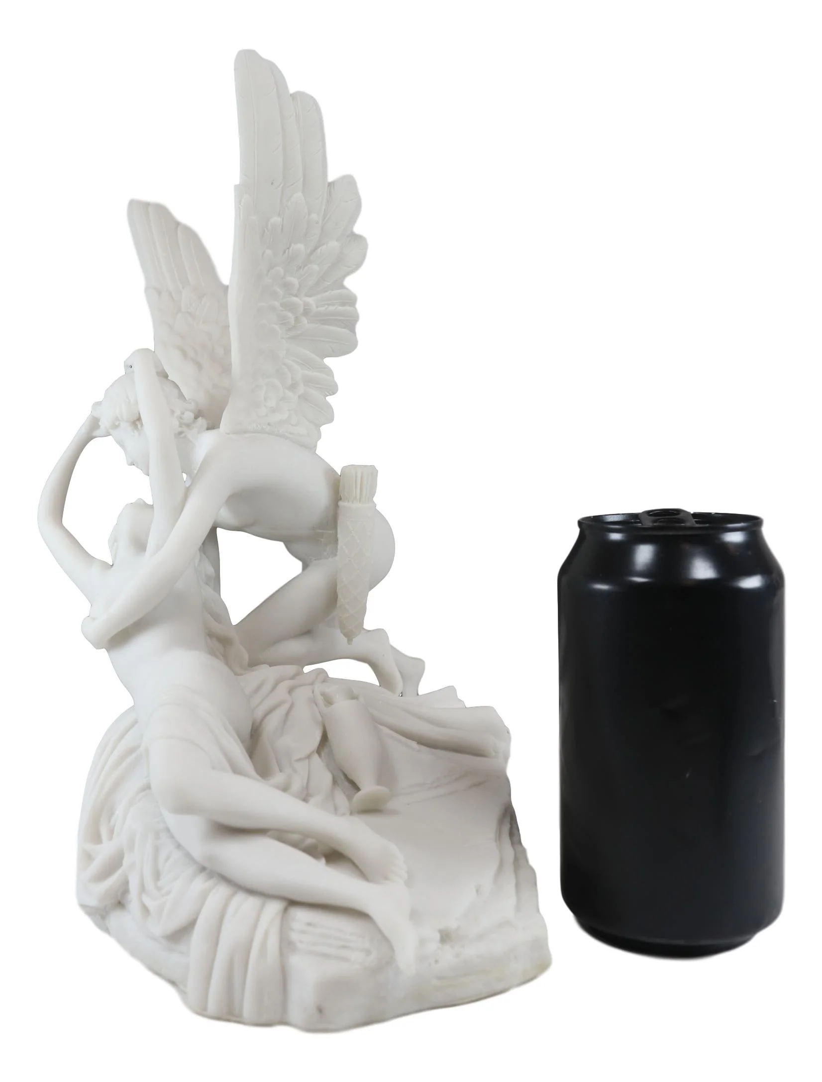 Ebros Cupid Eros And Psyche The Kiss Antonio Canova Figurine Reproduction 12"L - Image 4