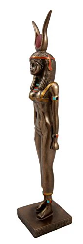 Ebros Egyptian Queen Goddess Isis Ra Decorative Figurine 9"H In Faux Bronze Sculpture - Image 6