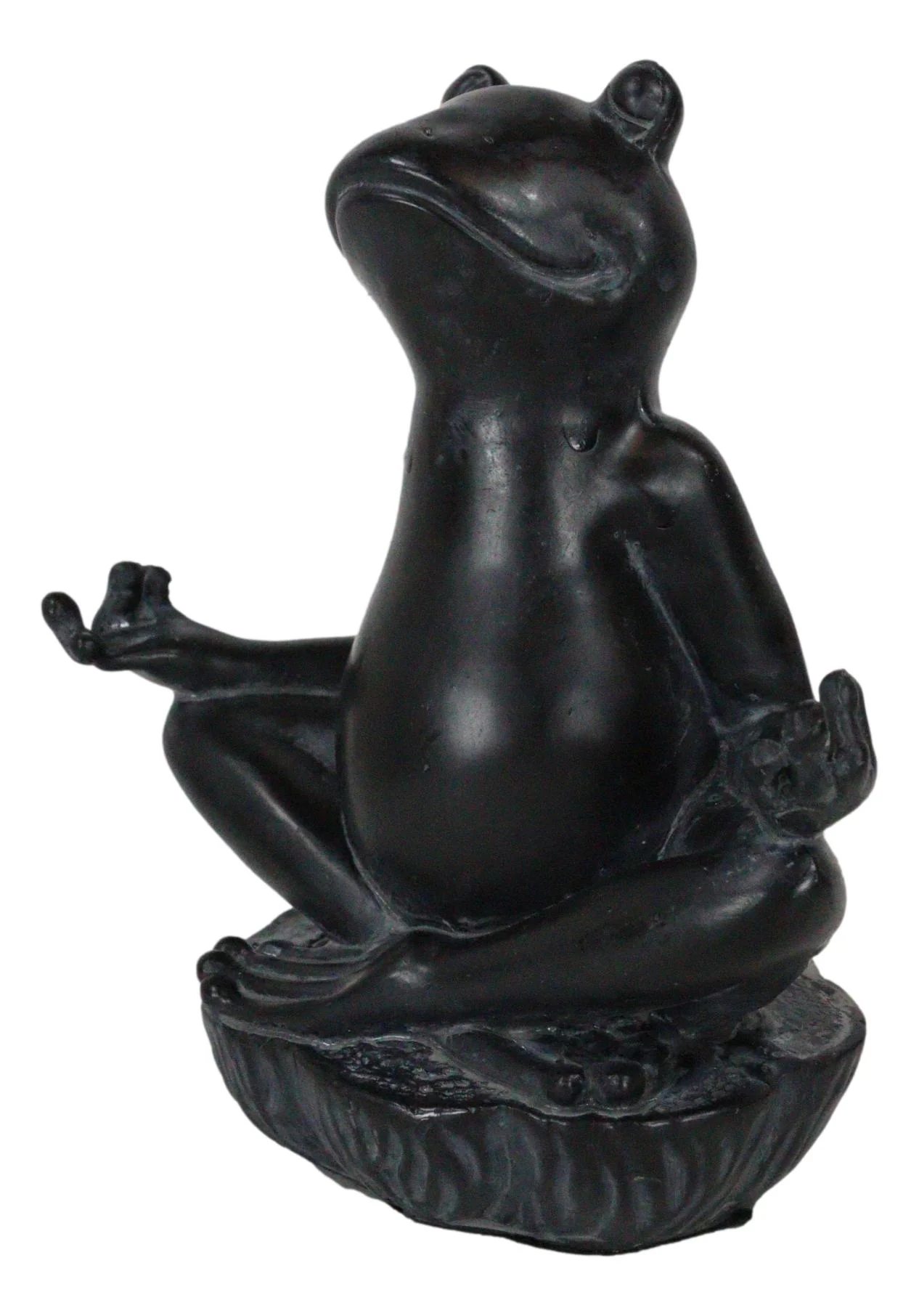 Ebros Feng Shui Vastu Buddha Zen Yoga Frog Meditating Statue Decor Talisman Figurine - Image 3