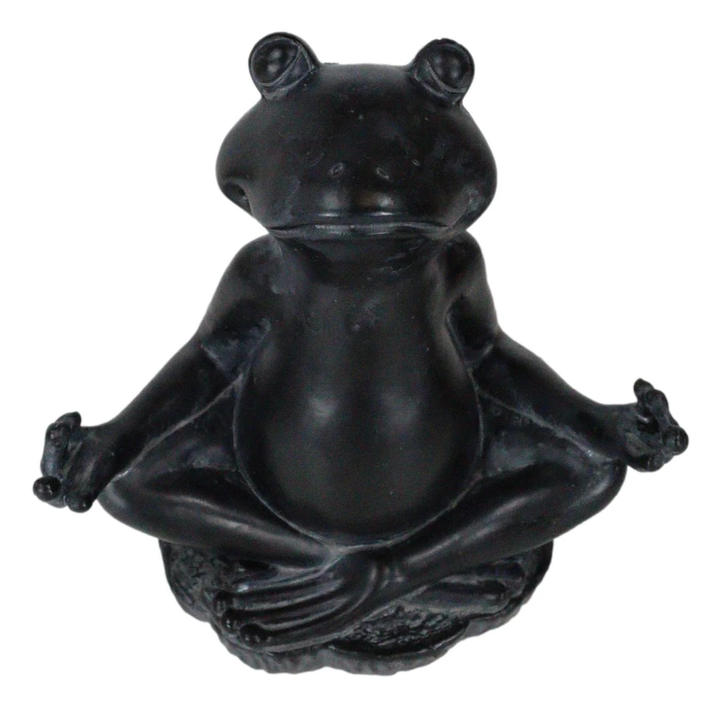 Ebros Feng Shui Vastu Buddha Zen Yoga Frog Meditating Statue Decor Talisman Figurine - Image 4