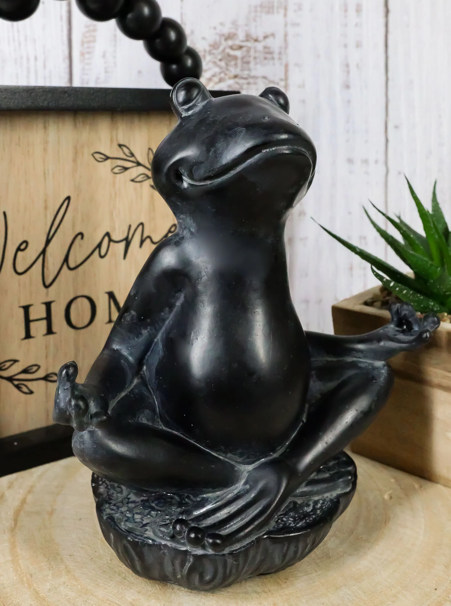 Ebros Feng Shui Vastu Buddha Zen Yoga Frog Meditating Statue Decor Talisman Figurine - Image 9