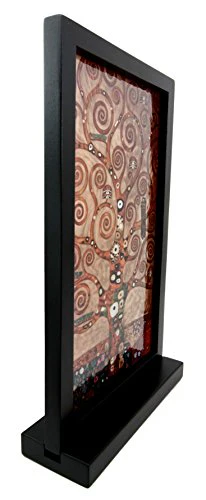 Ebros Gift Gustav Klimt Tree Of Life Stoclet Frieze Stained Glass Art Wall Decor or Flat Surface Display Decor - Image 2