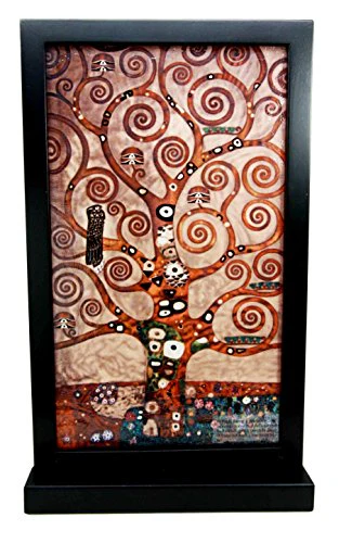 Ebros Gift Gustav Klimt Tree Of Life Stoclet Frieze Stained Glass Art Wall Decor or Flat Surface Display Decor - Image 3