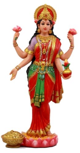 Ebros Beautiful Lakshmi Statue Deity of Beauty Hindu Goddess of Wealth Prosperity - Image 3