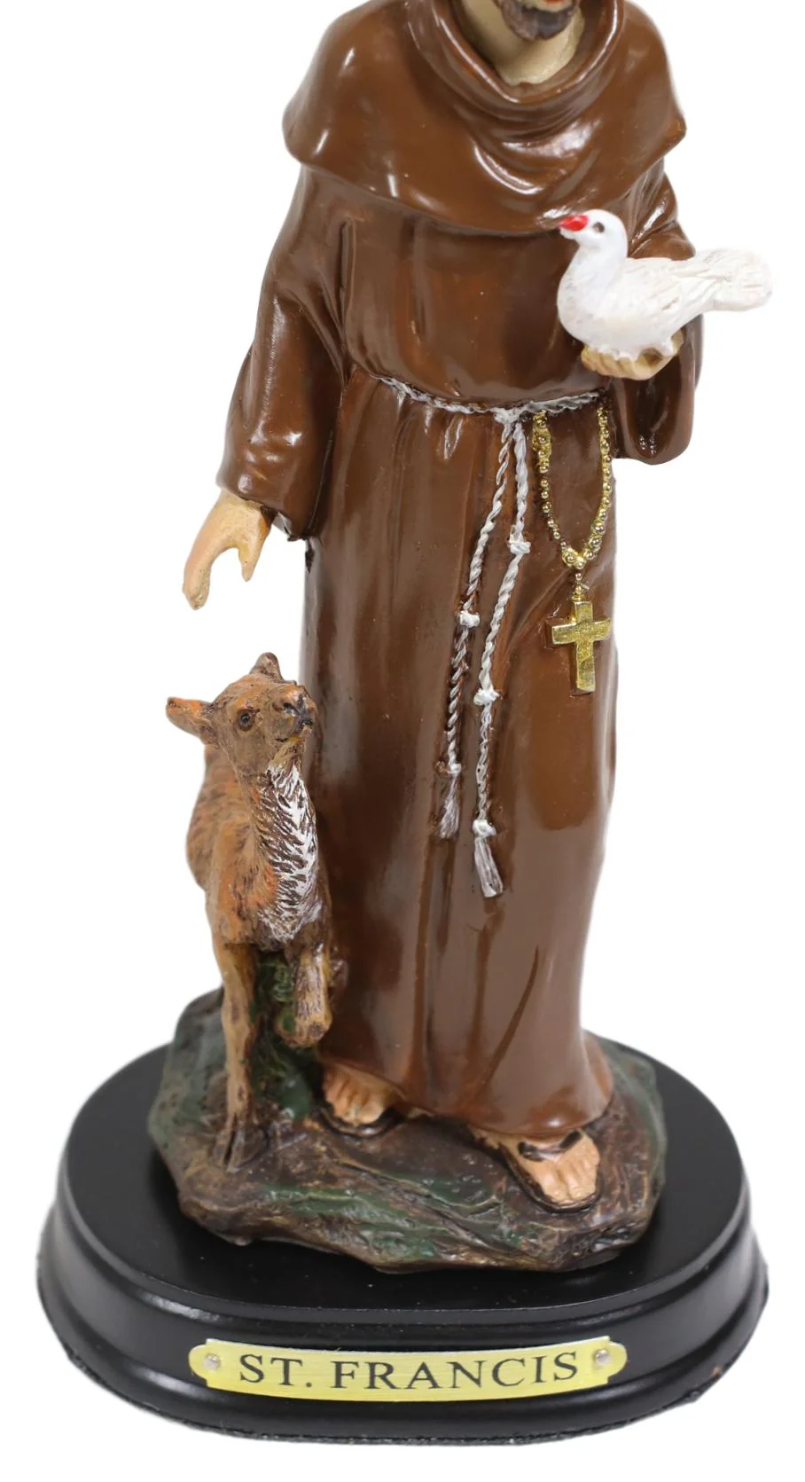 Ebros Gift Holy Catholic Saint Francis Monk Figurine Shrine Decorative Figurine 5.5"H - Image 5