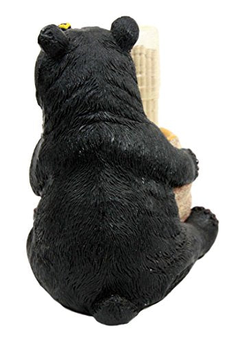 Ebros Gift Honey Black Bear With Bee Hive Decorative Toothpick Holder Figurine With Toothpicks - Image 4