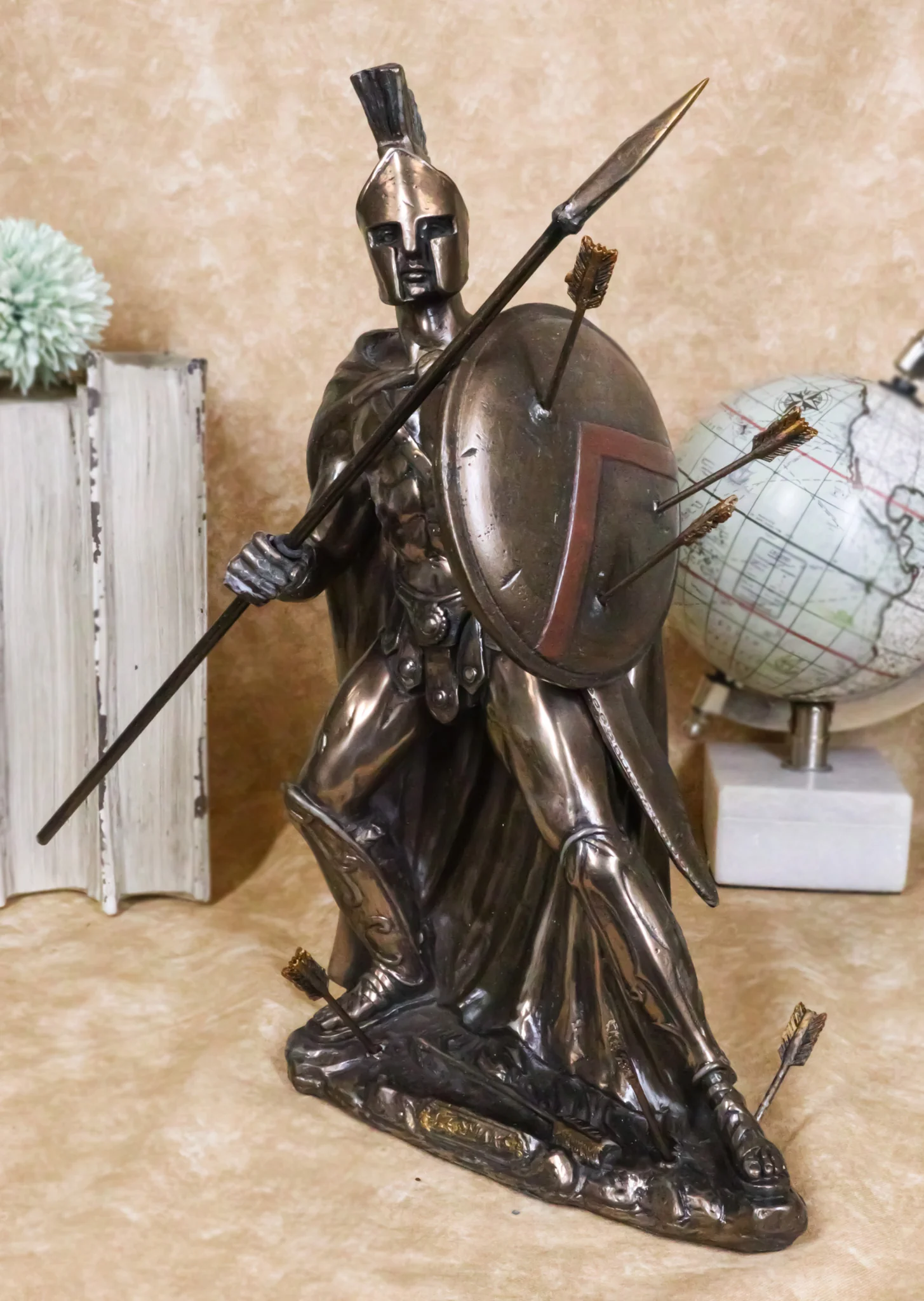 King Leonidas Of Sparta Greek Military Warrior Hoplite 300 Persian War Statue - Image 10
