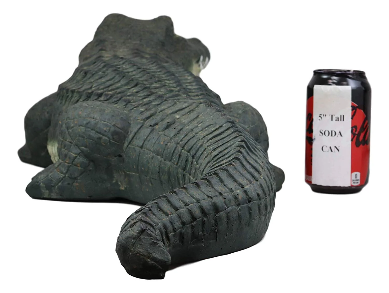 Ebros Gift Large Realistic Chubby Crocodile On Belly Garden Accent Statue Lake Home Patio Pool Exotic Decor of Alligators Crocodiles Caiman Gator Decorative Sculpture Figurine (31" Long) - Image 4