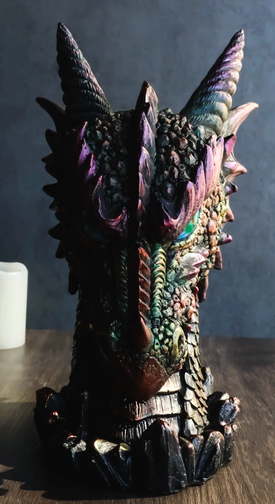 Ebros Gift Medieval Dragon Head Bust Resin Figurine Decorative Home Decor Statue - Image 6