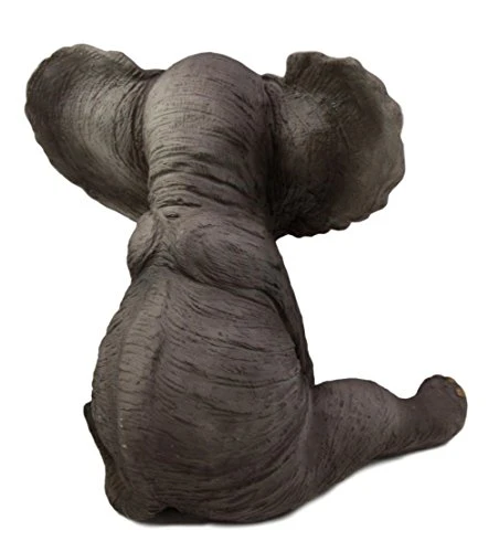 Ebros The Adorable Pachy Elephant Garden Patio Figurine W/ Solar LED Light Lantern Lamp 13.75"H - Image 6