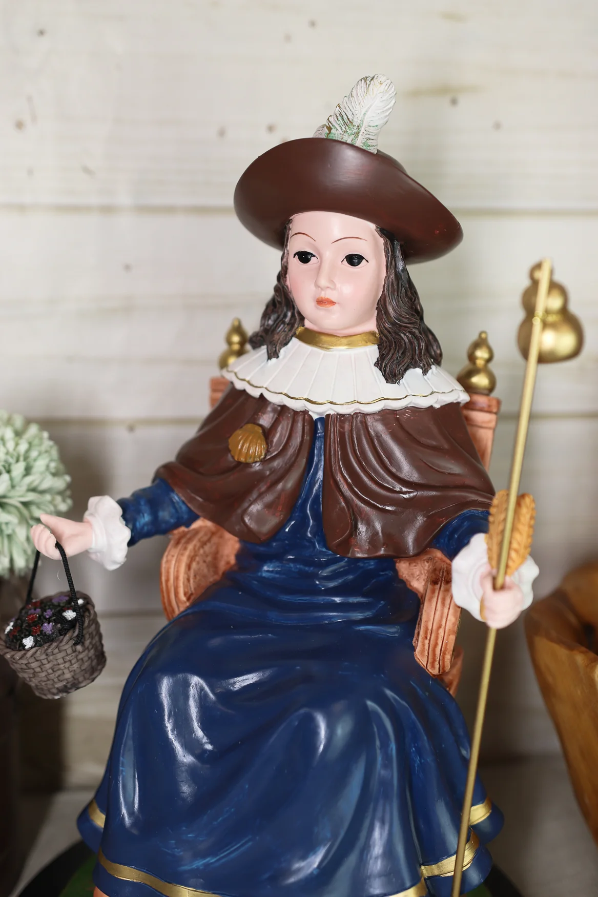 Ebros Roman Catholic Santo Nino De Holy Infant Of Atocha Figurine 13.5"H - Image 9