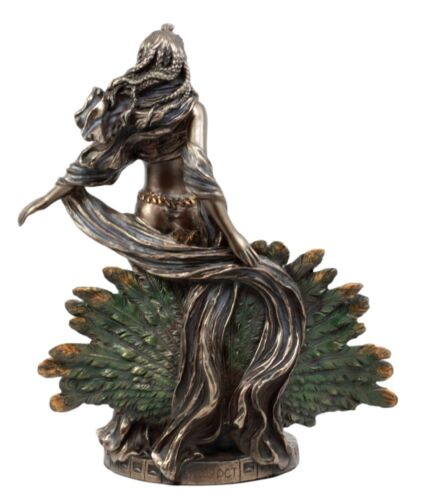 Ebros Gift Roman Juno Greek Goddess Hera with Sacred Peacock Statue - Image 5