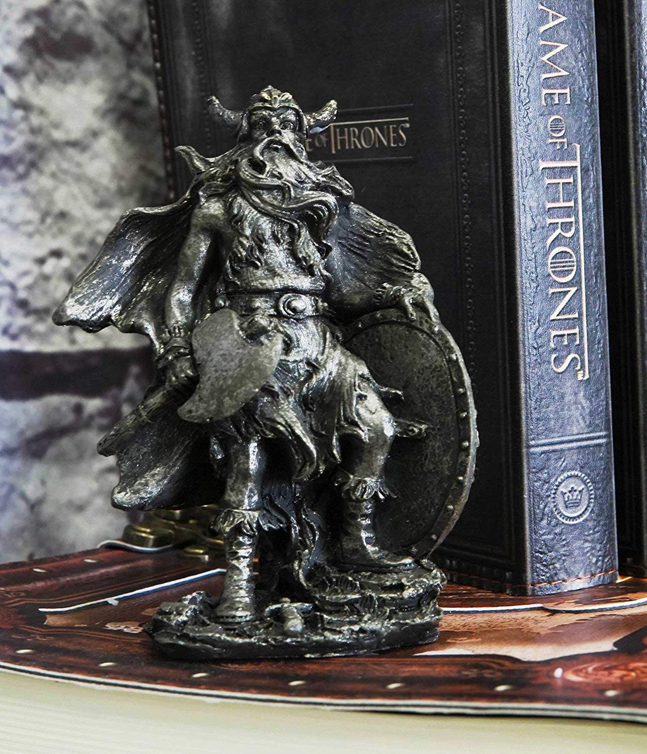 Ebros Gift Small Norse Viking Warlock Gods and Sorcerer Statue Set of 3 Figurine - Image 2