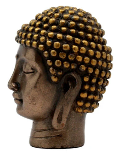 Ebros Miniature Talisman Buddha Gautama Head Figurine 2"Tall Eastern Enlightenment - Image 2
