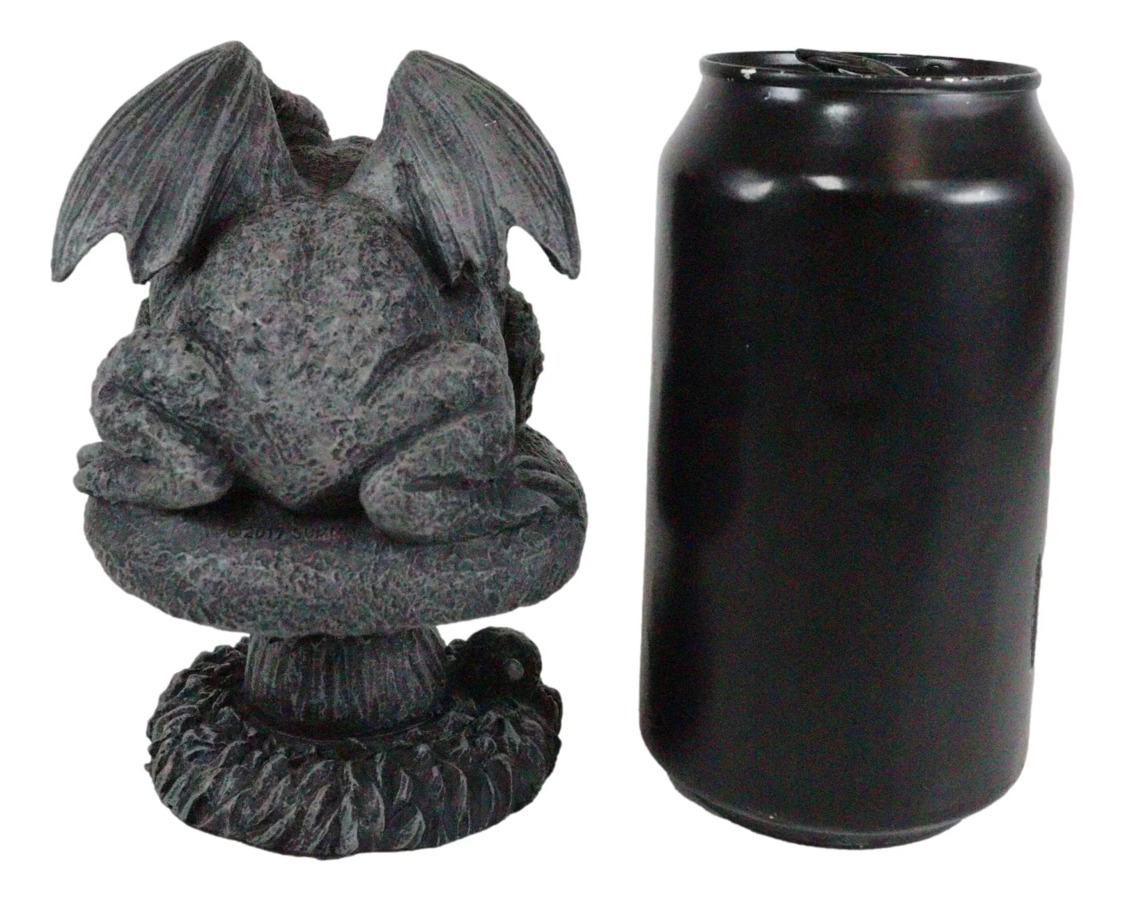 Ebros Gift Toad Gargoyle on Mushroom Figurine Collectible 5" Height Horned - Image 4