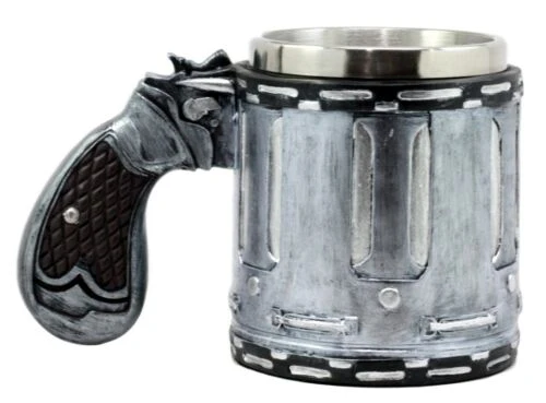 Ebros Gift Western Revolver Gun Pistol Barrel Case Stein Tankard Coffee Cup 6.75"L - Image 5