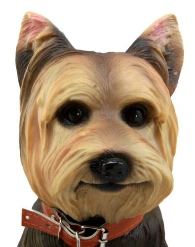 Ebros Gift Yorkie Dog with Double Sided Sign Indoor/Outdoor Statue - Image 6