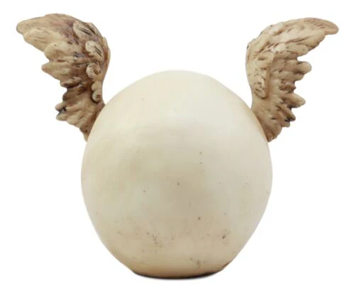 Ebros Day Of The Dead Guardian Angel Winged Skull Statue Time Waits For No Man Figure - Image 2