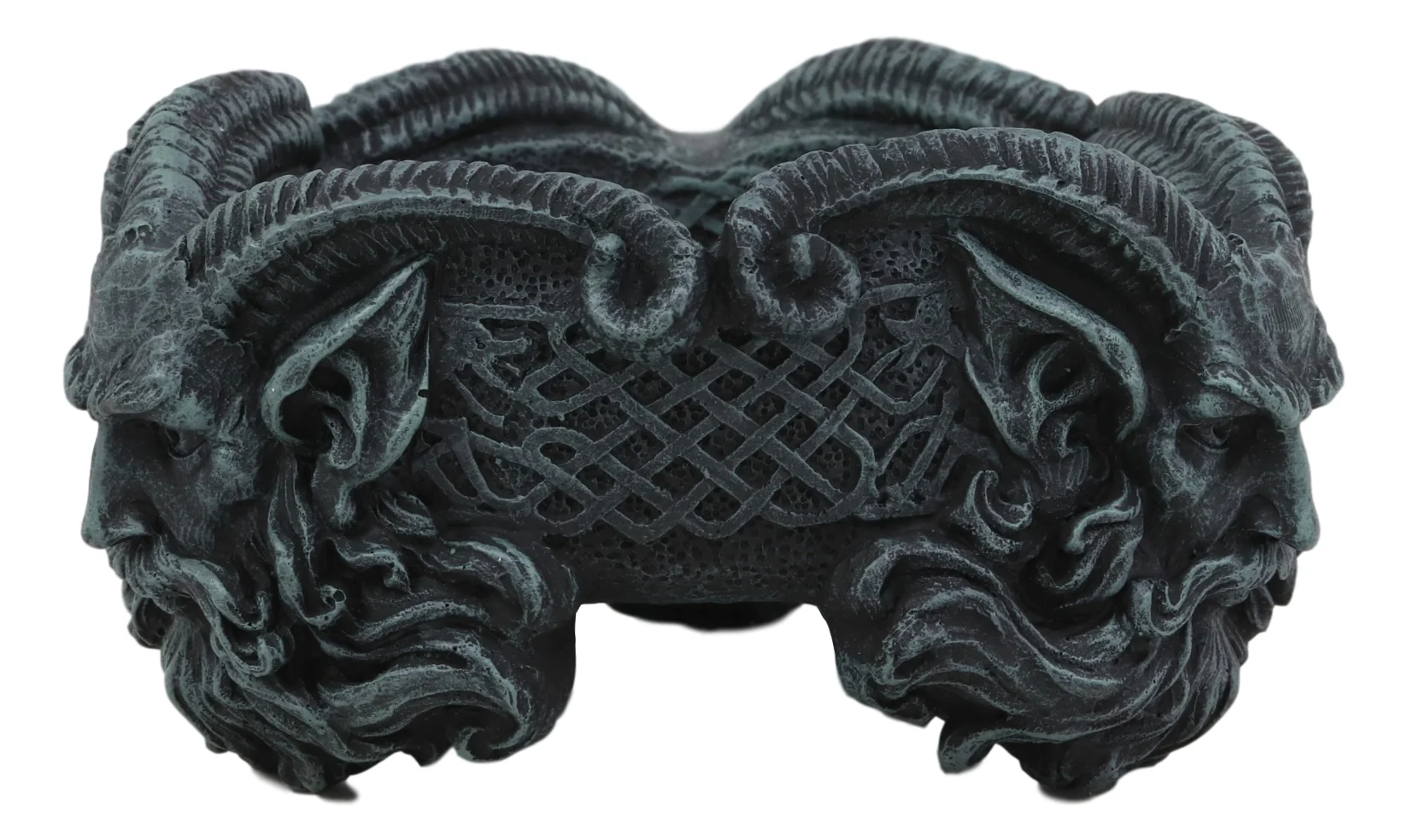 Ebros Greek God Three Faces of Pan Cigarette Ashtray with Celtic Knotwork Symbol - Image 4