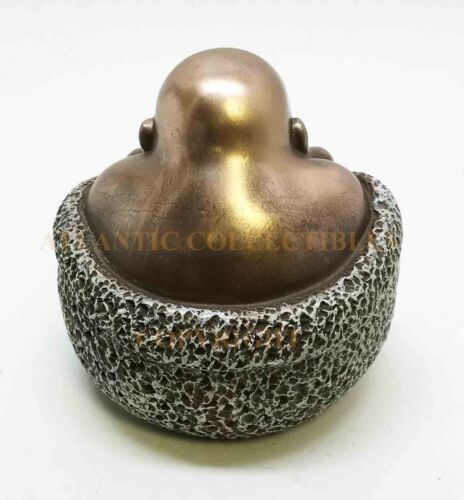 Ebros Happy Buddha Blissful Meditation Figurine Amulet Buddhism Eastern Enlightenment - Image 3