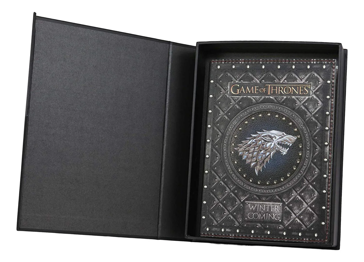 Game of Thrones Direwolf House of Stark Winter is Coming Embossed Journal 5"x7" - Image 8