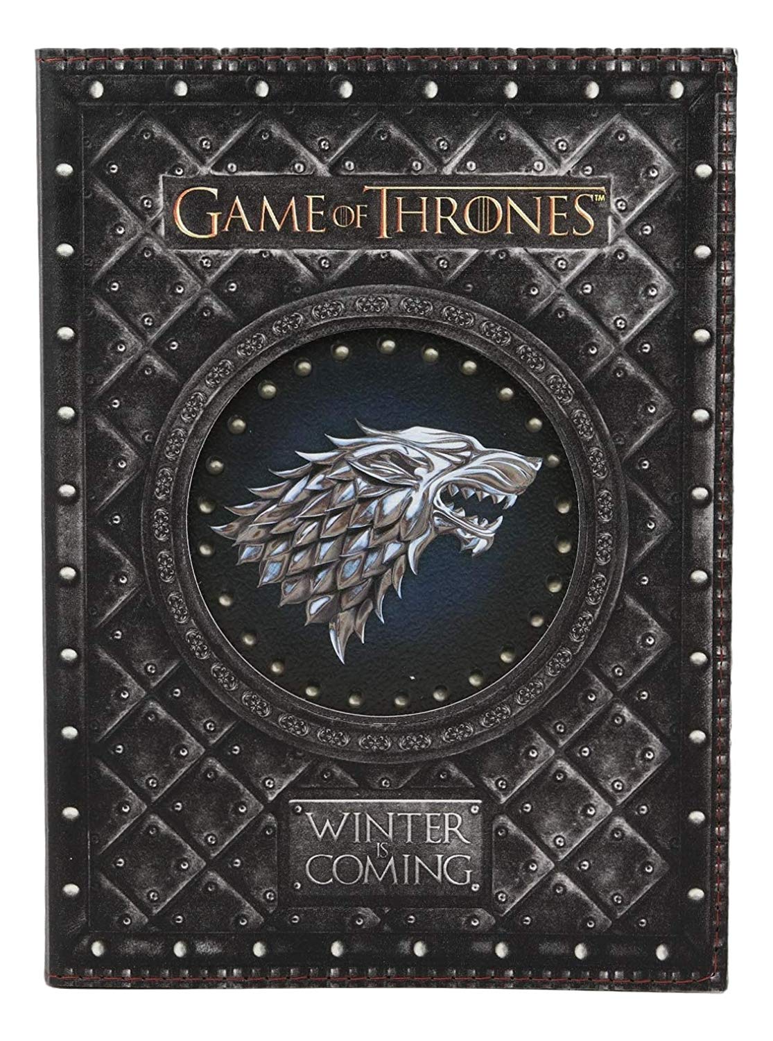 Game of Thrones Direwolf House of Stark Winter is Coming Embossed Journal 5"x7" - Image 9