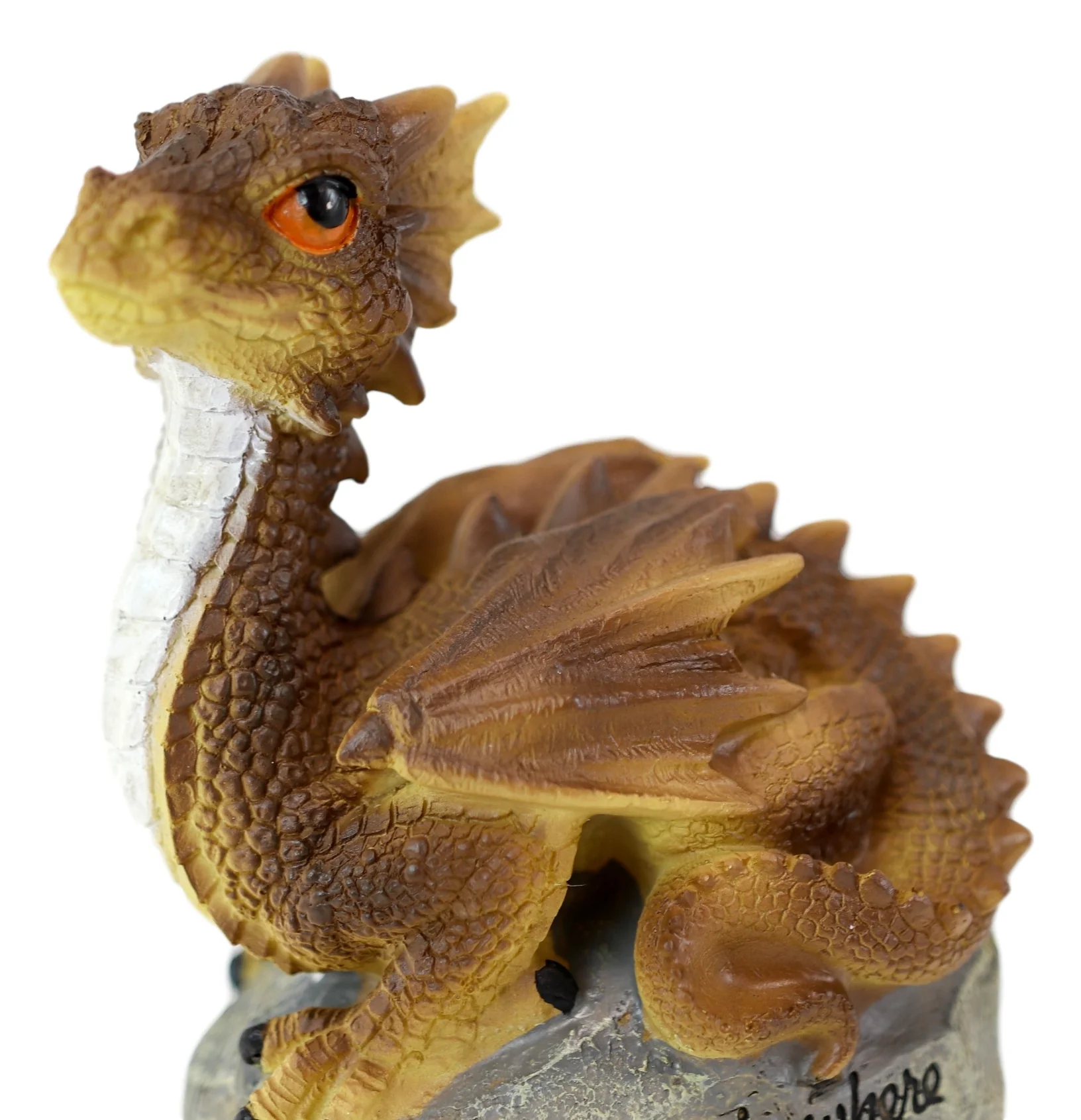 Ebros 'Home is Where My Dragon is' Baby Dragon on Rock Resin Figurine 7.5" H - Image 5