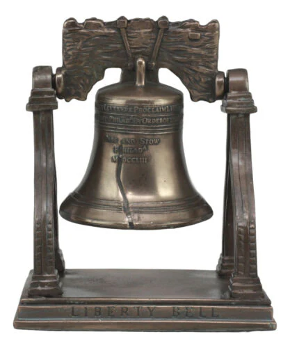 Ebros Independence Hall Liberty Bell Statue 5"Tall American Freedom - Image 3