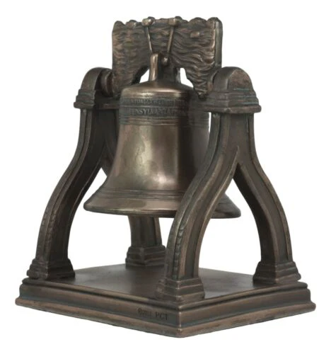 Ebros Independence Hall Liberty Bell Statue 5"Tall American Freedom - Image 6