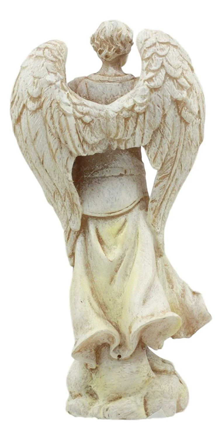 Ebros Archangel Holy Saint Barachiel Statue 5"Tall Provision And Blessings Of God - Image 2