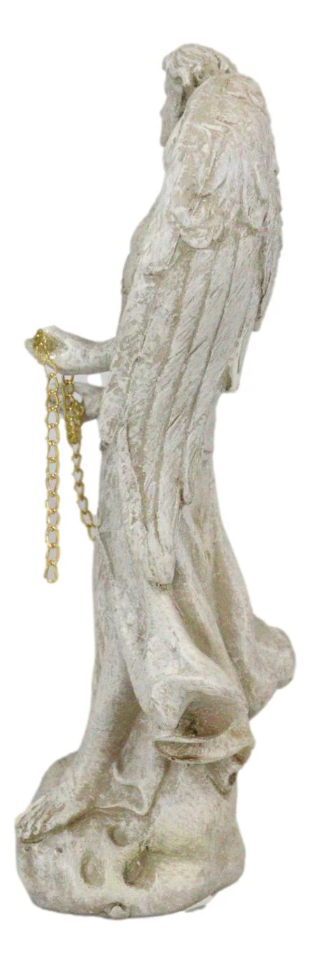Ebros Holy Archangel Saint Sealtiel Statue 5"H Prayer of God Worship And Intercession - Image 4