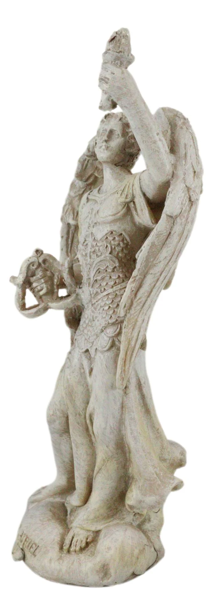 Ebros Archangel Saint Uriel Statue 5"H Light And Fire Of God Patron of Confirmation - Image 3