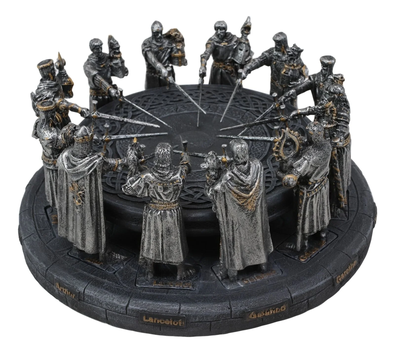 Ebros King Arthur and The Knights of The Round Table Decorative Statue 11" Wide - Image 3