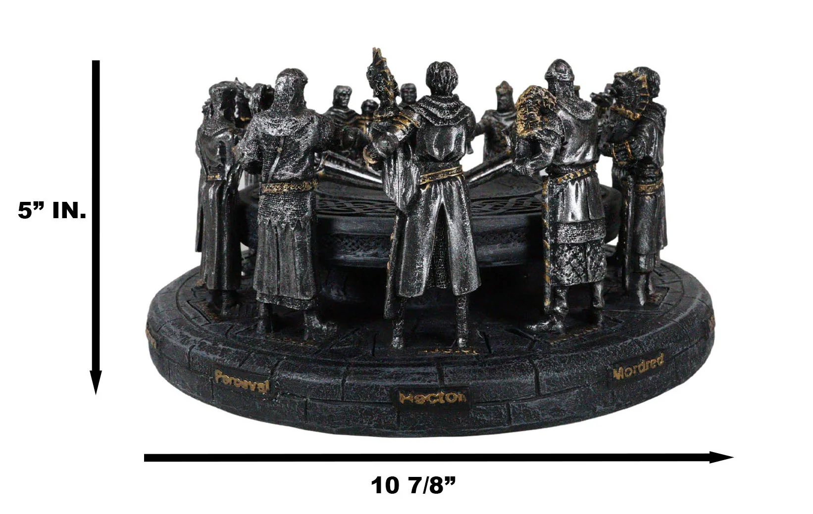 Ebros King Arthur and The Knights of The Round Table Decorative Statue 11" Wide - Image 5