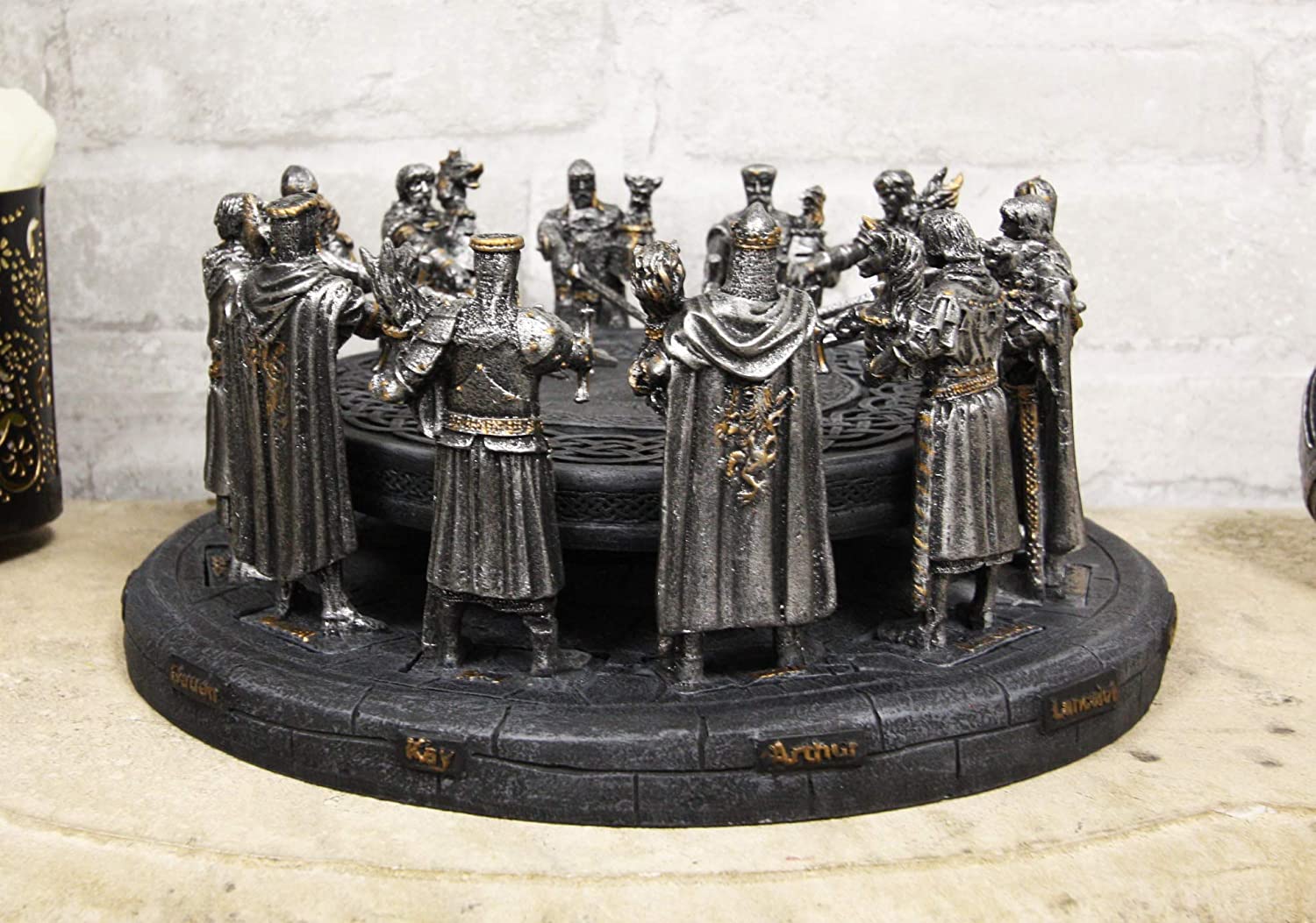 Ebros King Arthur and The Knights of The Round Table Decorative Statue 11" Wide - Image 6