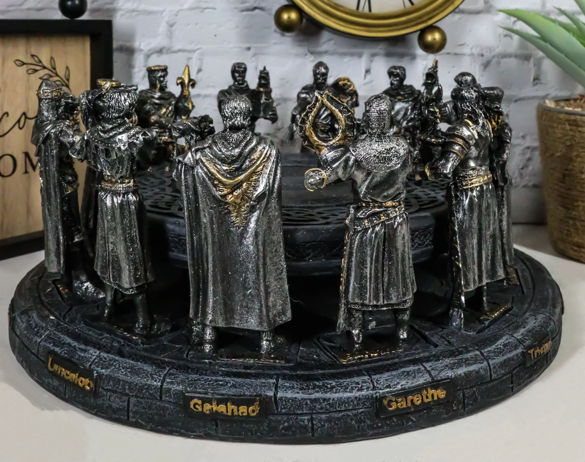 Ebros King Arthur and The Knights of The Round Table Decorative Statue 11" Wide - Image 9