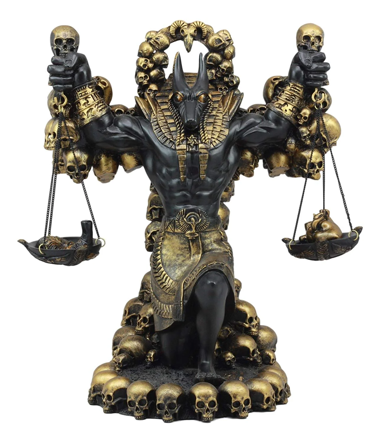 Ebros Large Ancient Egyptian God Anubis Scales Of Justice Statue 11.75"Tall - Image 3