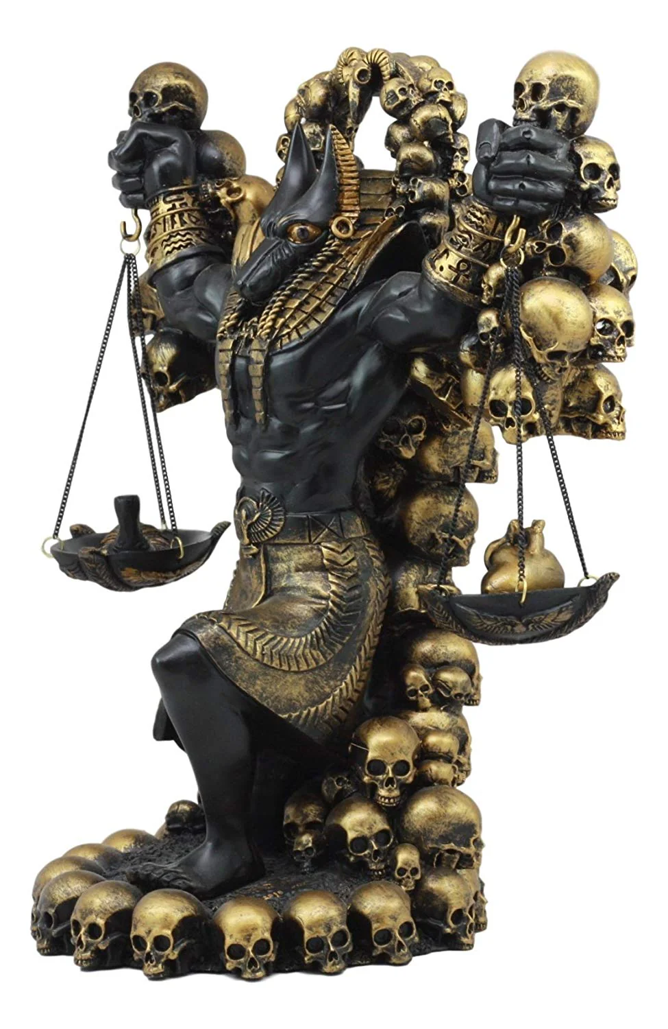 Ebros Large Ancient Egyptian God Anubis Scales Of Justice Statue 11.75"Tall - Image 5
