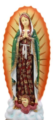 Ebros Large Blessed Virgin Our Lady of Guadalupe Statue 16.25"Tall Holy Mother Mary - Image 6
