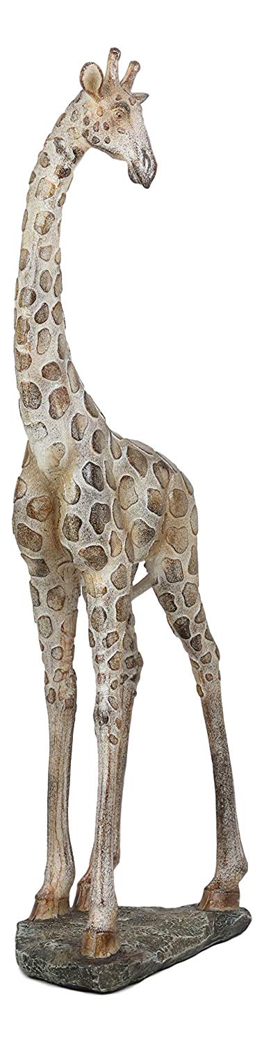 Ebros Large Mosaic Design Peering Giraffe Statue 18.5" Tall Safari Savannah Standing Reticulated Giraffes Long Neck Animal Figurine Madagascar Africa Wildlife Decor and Gifts - Image 3