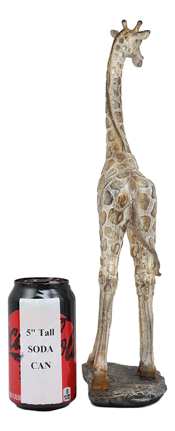 Ebros Large Mosaic Giraffe Statue 15.25" Tall Safari Savannah Standing Reticulated Giraffes Long Neck Animal Figurine Madagascar Africa Wildlife Decor and Gifts - Image 3