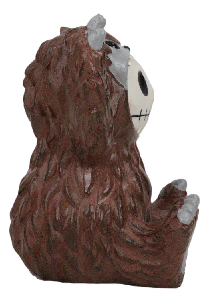 Ebros Larger Furry Bones Man or Ape Bigfoot Skeleton Monster Collectible Figurine 3.5" H Furrybones Mythical Legend Mountain Forest Dweller - Image 3