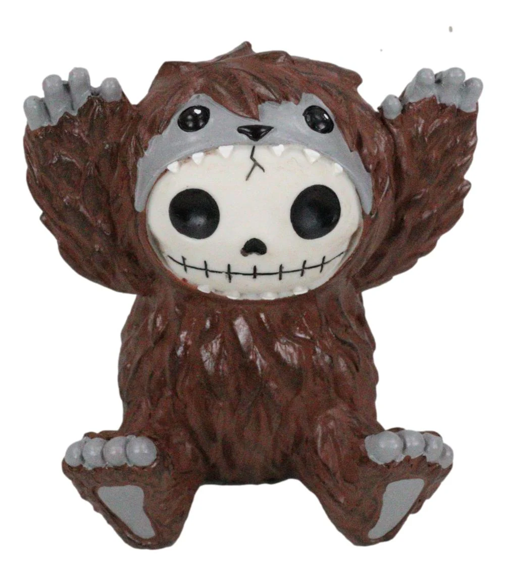Ebros Larger Furry Bones Man or Ape Bigfoot Skeleton Monster Collectible Figurine 3.5" H Furrybones Mythical Legend Mountain Forest Dweller - Image 5