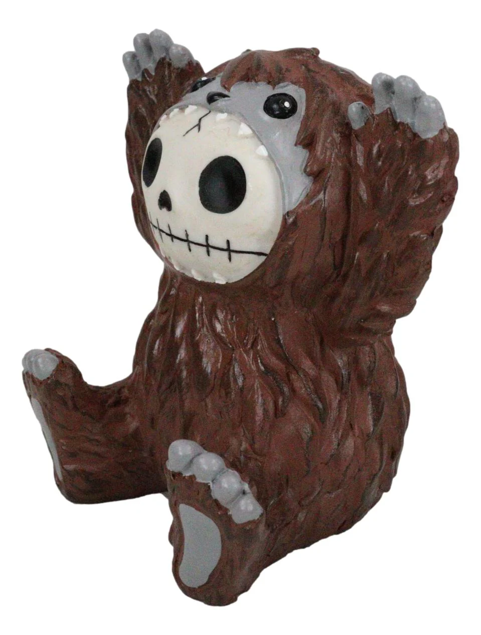 Ebros Larger Furry Bones Man or Ape Bigfoot Skeleton Monster Collectible Figurine 3.5" H Furrybones Mythical Legend Mountain Forest Dweller - Image 6