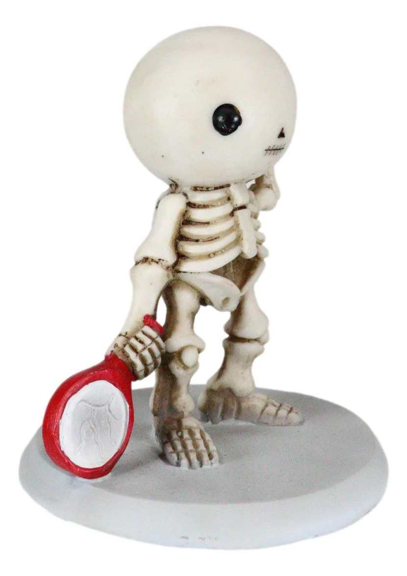 Ebros Lucky Breaks A Mirror Collectible Figurine 3.5" Tall Skeleton Boy Statue - Image 6