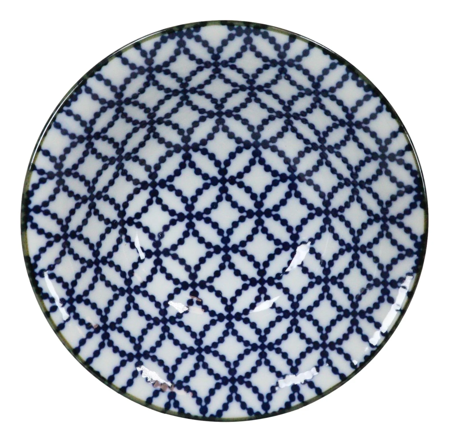 Ebros Made In Japan 4 Piece Geometry Ceramic Dining Rice Meal Soup Bowls 5.5"Diameter - Image 4