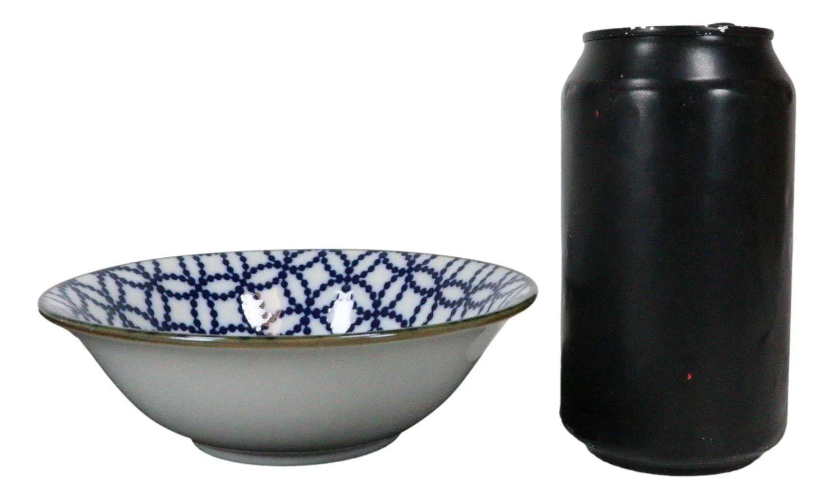 Ebros Made In Japan 4 Piece Geometry Ceramic Dining Rice Meal Soup Bowls 5.5"Diameter - Image 7