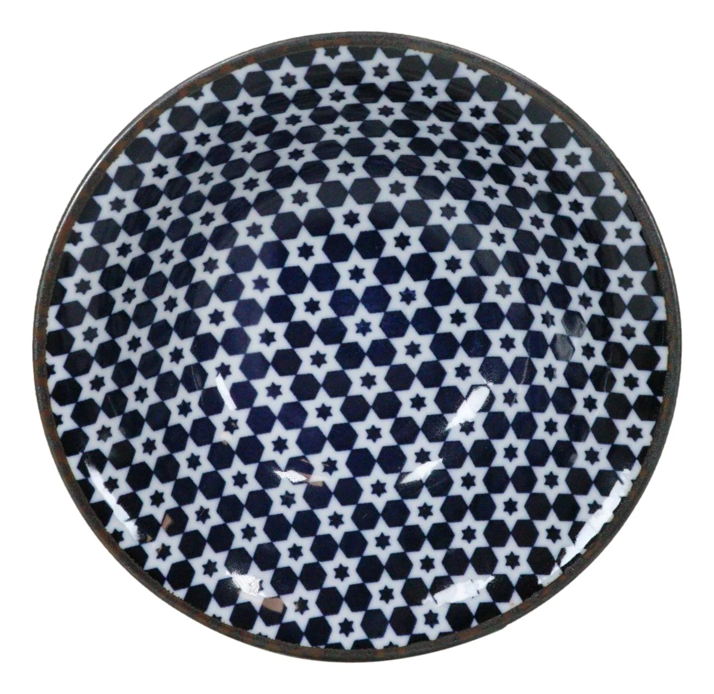 Ebros Made In Japan 4 Piece Geometry Ceramic Dining Rice Meal Soup Bowls 5.5"Diameter - Image 8