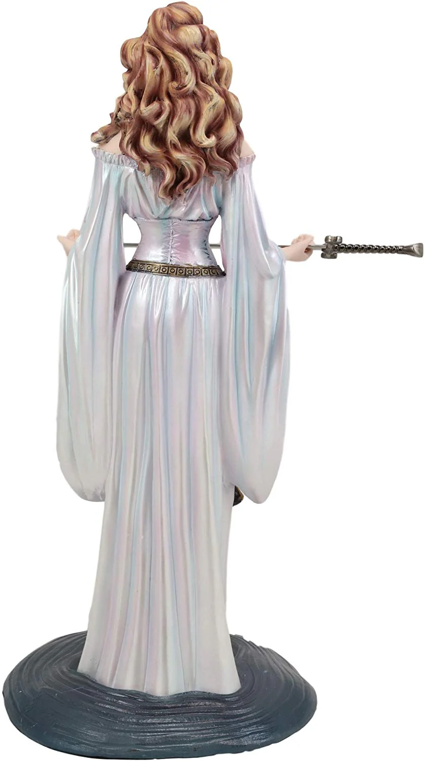 Ebros Medieval Arthurian Legend Lady of The Lake Holding Excalibur Statue 13.5 H - Image 2
