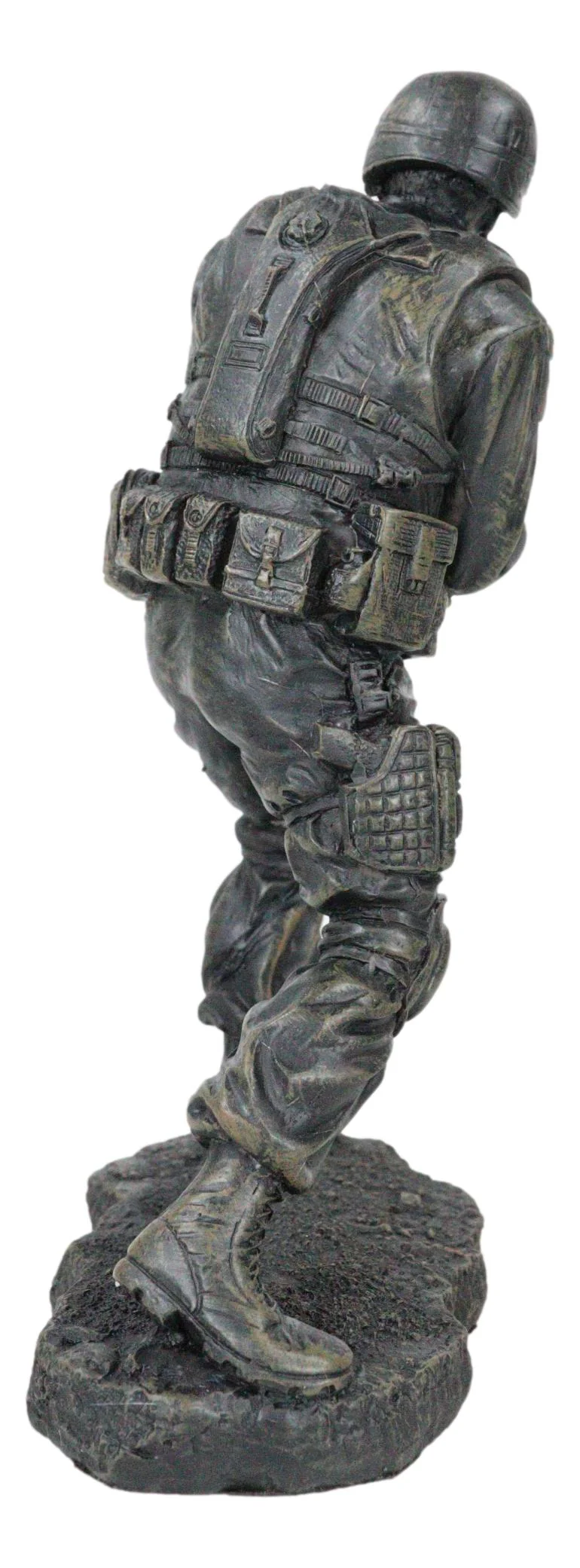 Ebros Military Solider In Battle Figurine 7.25 Inch Tall - Image 2